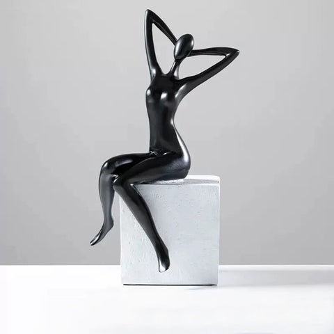 sculpture femme contemporaine