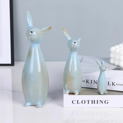 figurine lapin deco