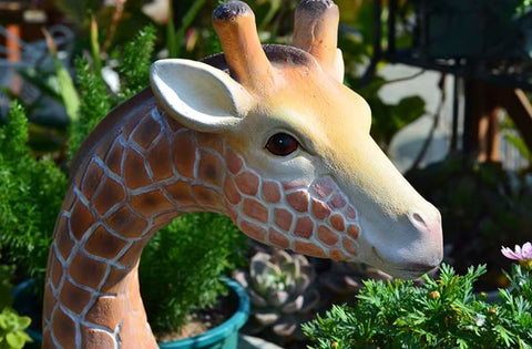 Statua di giraffa per esterni 49 cm