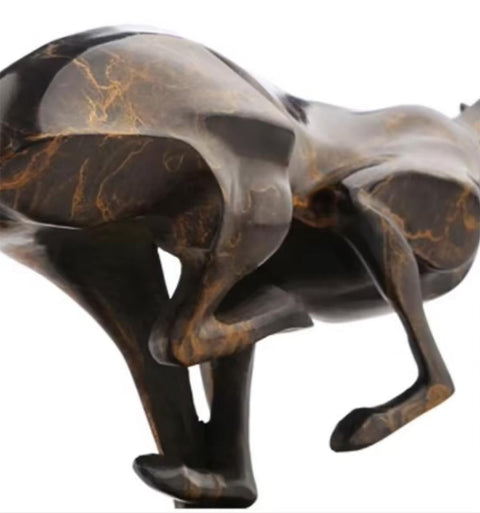 Statua di leopardo in bronzo 36 cm