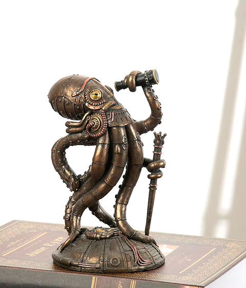 Statua di polpo steampunk 18 cm