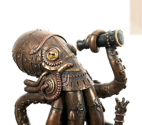 Statua di polpo steampunk 18 cm