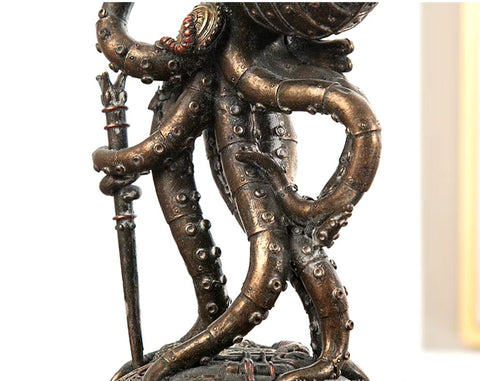 Statua di polpo steampunk 18 cm