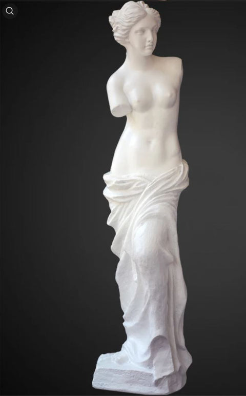 Statua Venere di Milo bianca 42 cm