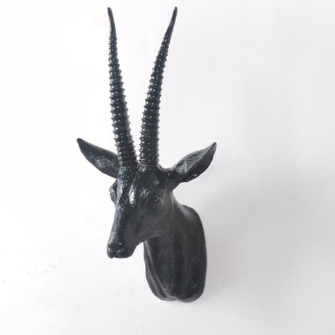 Scultura da parete antilope<br> Decorazione murale per camera da letto