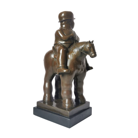 Statua in bronzo Riproduzione Scultura Botero 38 cm