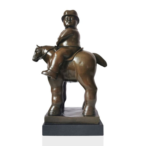 Statua in bronzo Riproduzione Scultura Botero 38 cm