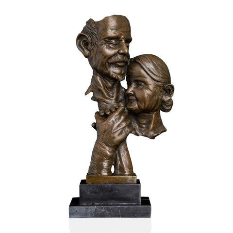 bronze couple