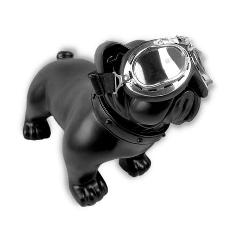 Statua del cane<br> Motocicletta Bulldog 33 cm