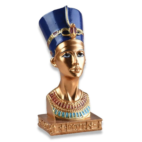 Figurina egiziana  <br>Busto di Nefertiti 11 cm