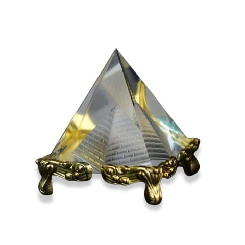 Decorazione della piramide egiziana<br> Cristallo 6 cm