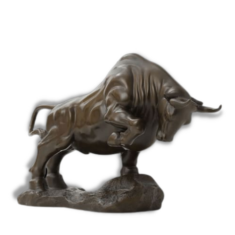 Statua del toro in bronzo<br> Di lusso